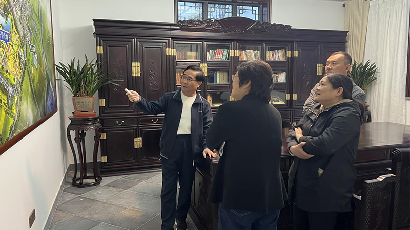淮北市商務(wù)局戴文麗一行蒞臨十里長(cháng)山文化旅游產(chǎn)業(yè)園調研