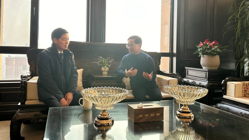 臺州歐邦智能科技有限公司來(lái)寶生文旅公司考察洽談